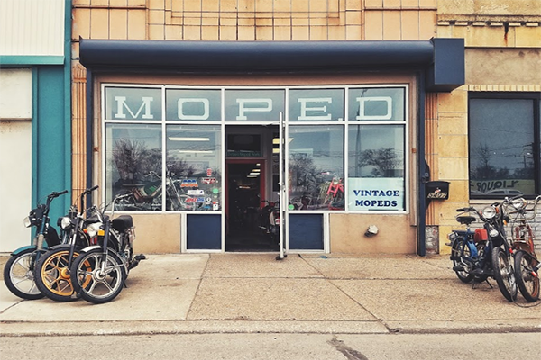 Detroit Moped Works in Ashley