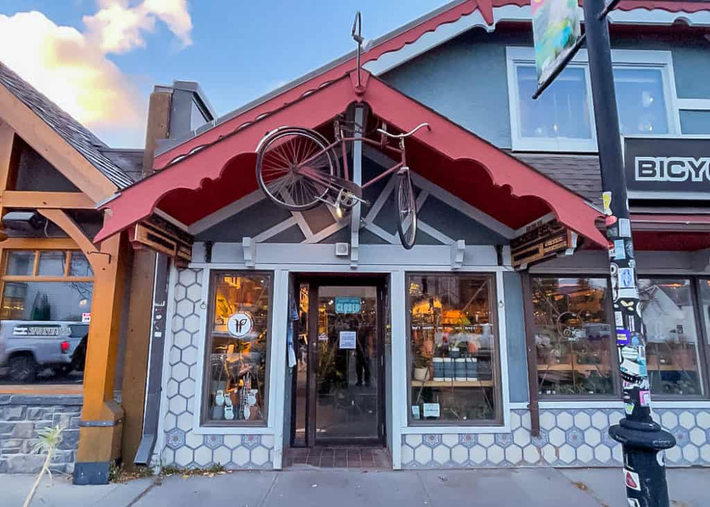 Bicycle Cafe in Canmore