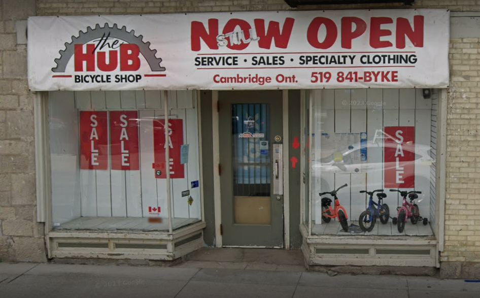 The Hub Bicycle Shop in Kitchener