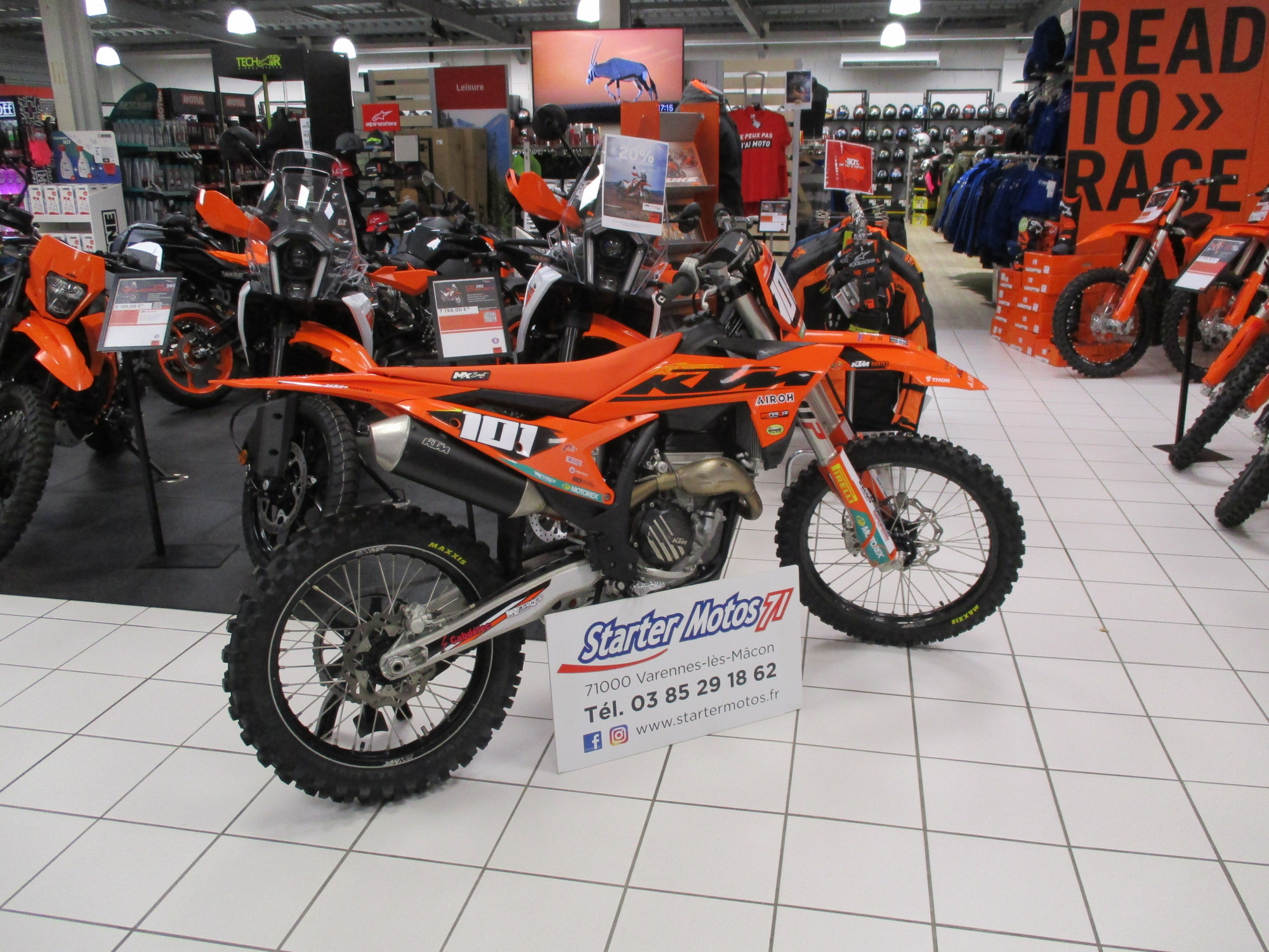 Moto en Action in Varennes